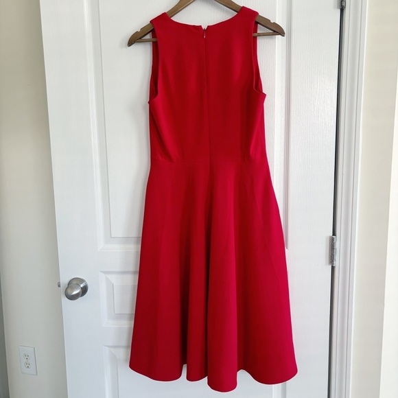 Dress the Population Catalina Vibrant Red Fit and Flare Dress Medium NEW NWT - Picture 7 of 12